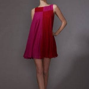 Notte By Marchesa
SILK CHIFFON COLOR BLOCK A-LINE